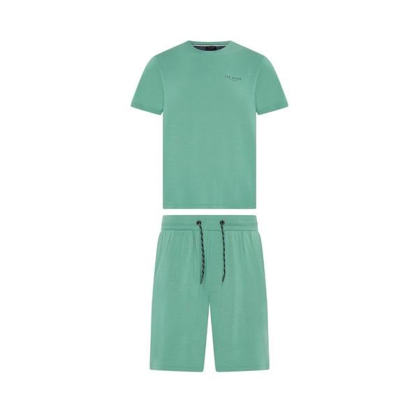 Ted Baker T Shirt And Short Set Loungewear Loungewear Set   in  Green