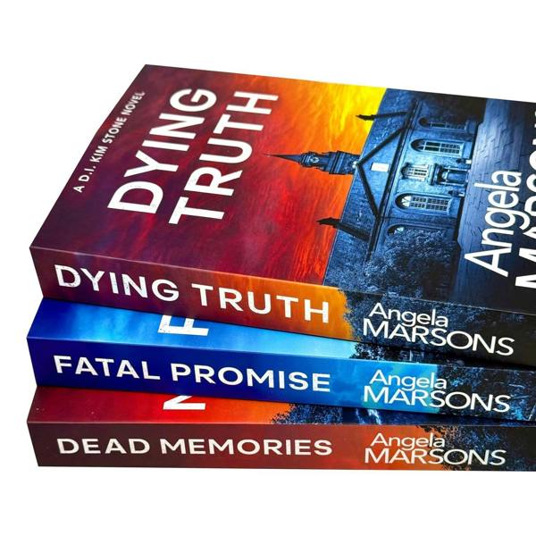 Detective Kim Stone Series 8-10 Collection 3 Books Set By Angela Marsons (Dying Truth, Fatal Promise and Dead Memories)