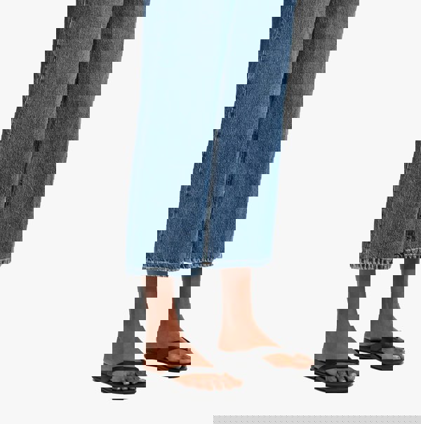 FitFlop GRACIE LEATHER Womens Flip Flops All Black