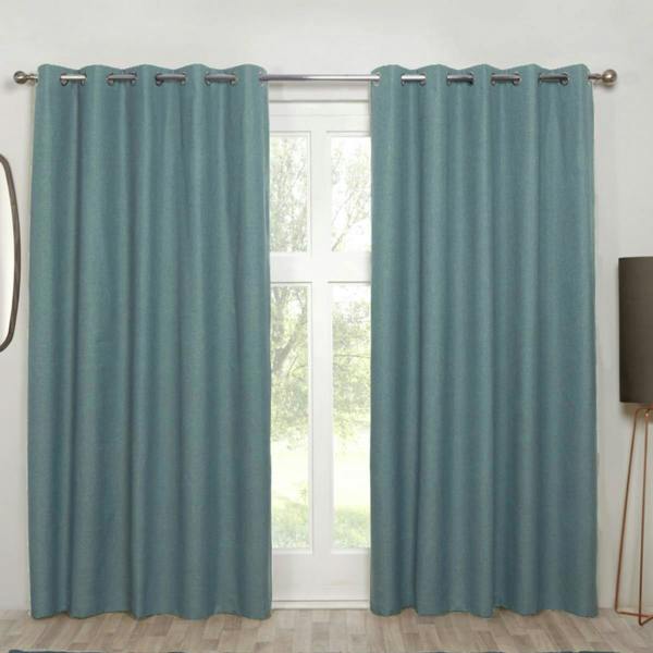 Cosmos Denim Eyelet Curtains