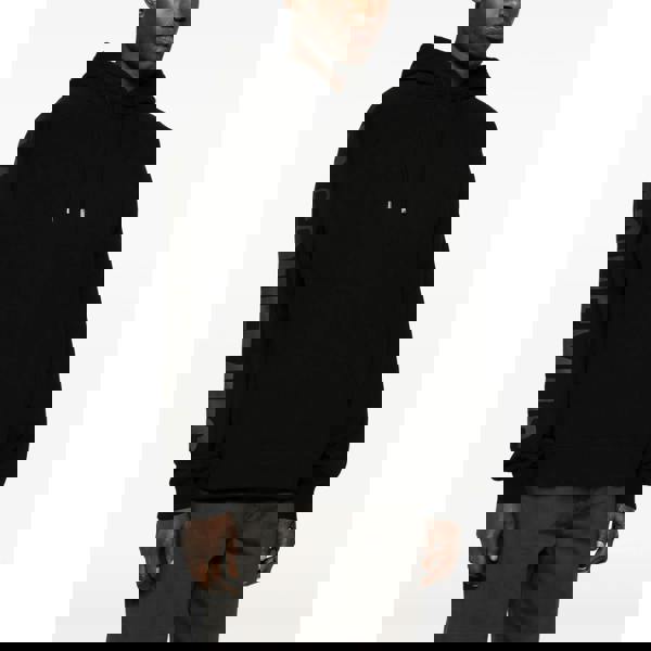 Jacquemus Le Typo Cotton Hoodie   in  Black