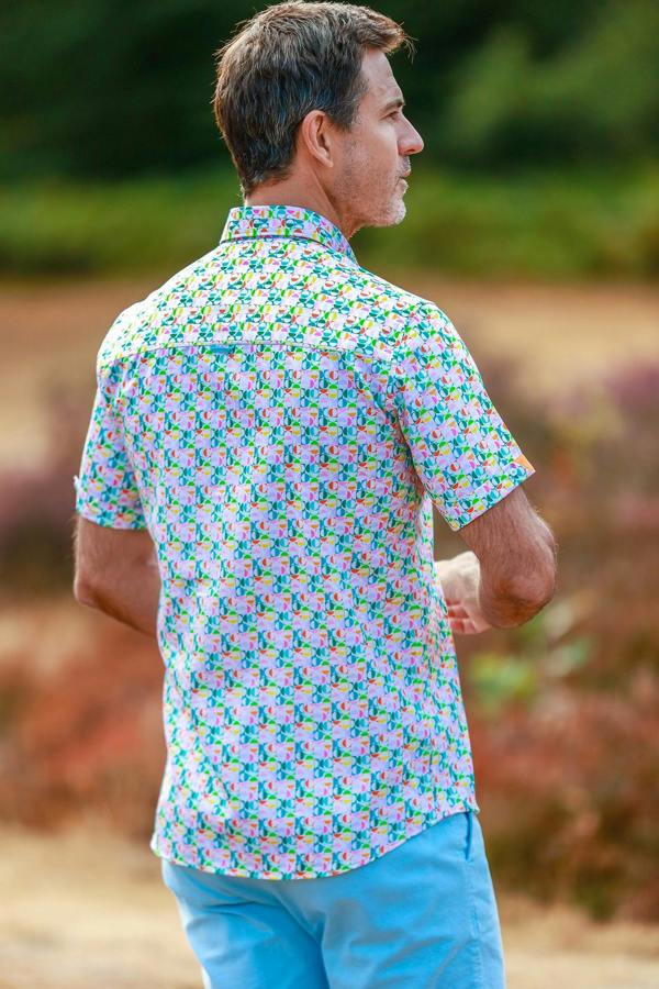 Claudio Lugli Mod Circles Short Sleeve Shirt
