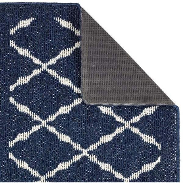 The Rugs Durable Washable Mats & Runners with Diamond Design