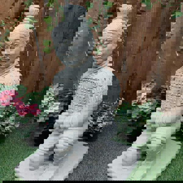 Stone Cast Japanese Samurai Garden Ornament Male Statue Chinese Statue