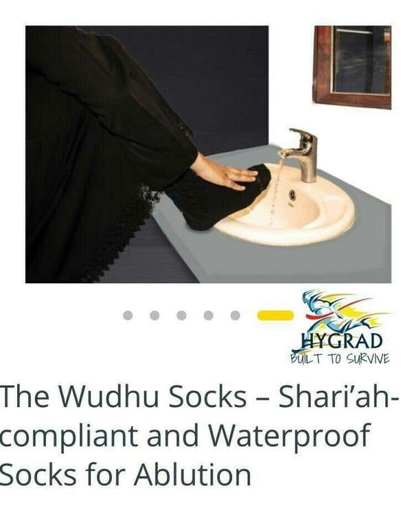 HYGRAD BUILT TO SURVIVE HYGRAD Waterproof Outdoor Socks Muslim Prayer Wudhu Socks Sharia Compliant UK