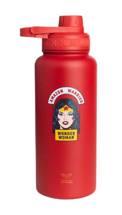 SmartShake Bohtal Insulated Sports Bottle - DC Comics, Wonder Woman Amazon Warrior - 960 ml.