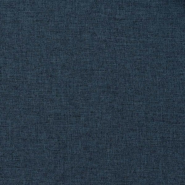 Berkfield Linen-Look Blackout Curtains with Hooks 2 pcs Blue 140x225 cm