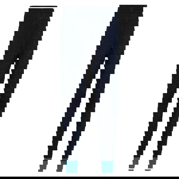 Mountain Warehouse Childrens/Kids II Merino Wool Base Layer Bottoms - Black/Blue