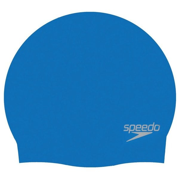 Speedo Childrens 3D Silicone Swim Cap - Blue