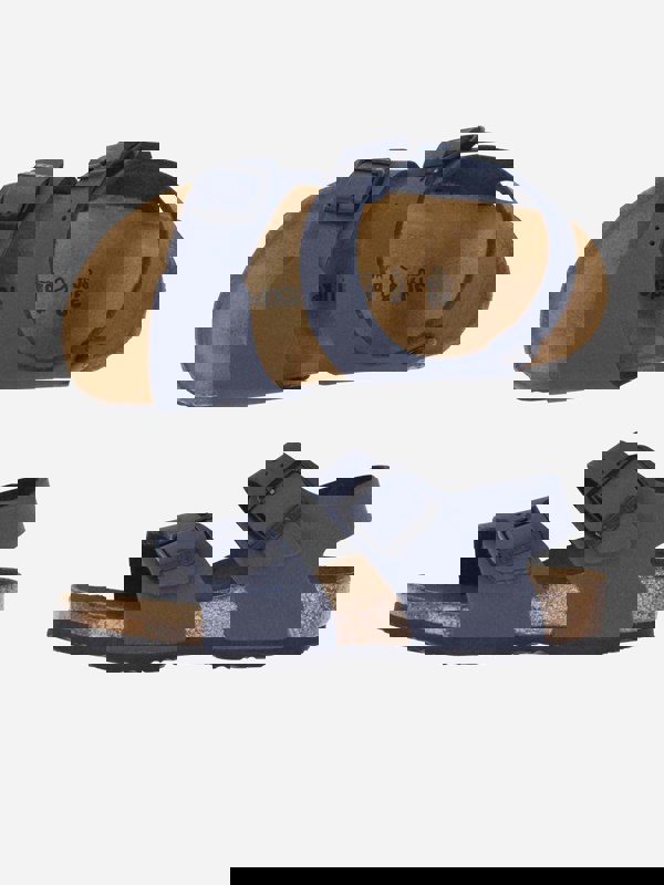 BIRKENSTOCK Boys New York Sandals in Navy