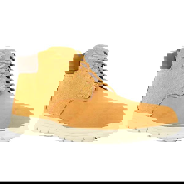 Timberland Mens Graydon Leather Mid Cut Lace Up Trainers - Wheat - 