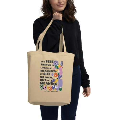 Anchor & Crew GUSTATORY Originals Shapes & Sizes Recycled Cotton Tote Bag