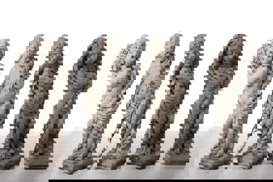 Large Cherubs Statue Four Seasons with Square Plinths