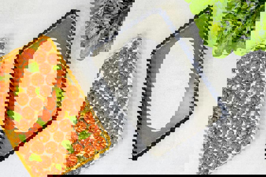 MasterClass Non-Stick Loose Base Fluted Rectangular Flan / Quiche