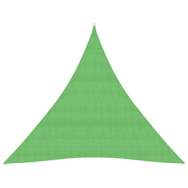 Berkfield Sunshade Sail 160 g/m�__ Light Green 4.5x4.5x4.5 m HDPE
