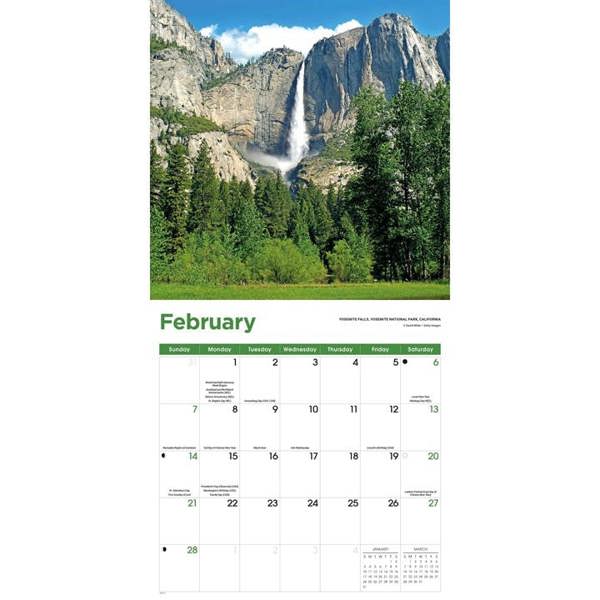 National Wonders Calendar 2027, Wall Calendars, Month To View, Natural World, Gift