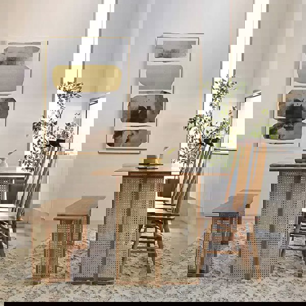 Leocadia Solid Wood Dining Table, 140 x 85cm, Clearance-Rit Concept-Rit Concept