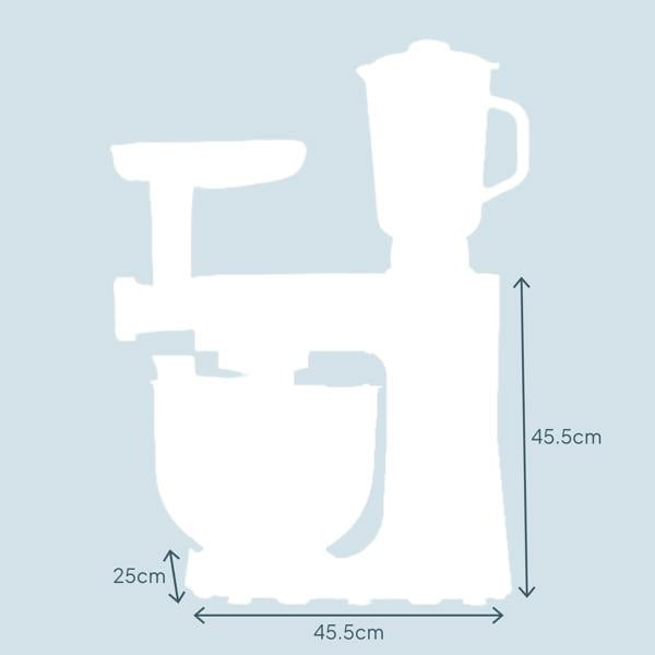 Cooks Professional Multi Function 6.2L Stand Mixer | Black