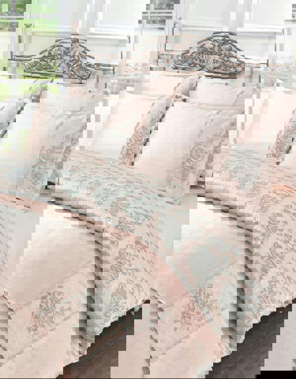 HomeSpace Direct Amara Pink Duvet Cover Set