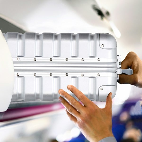 Flight Knight 45x36x20cm Hard Shell EasyJet Free Carry on Cabin Suitcase Travel Bag