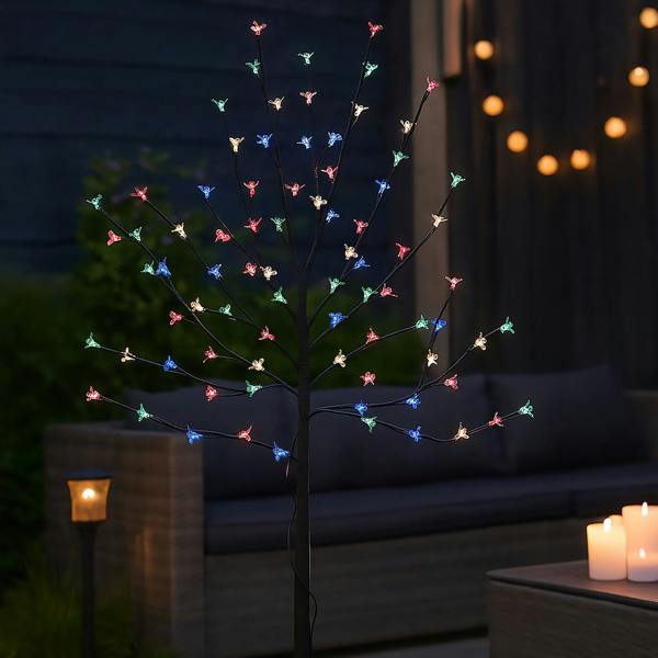 Gardenwize Solar Cherry Blossom Tree Stake Light