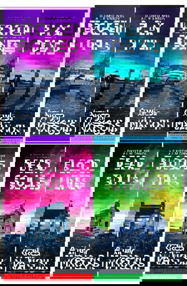 Detective Kim Stone Crime Thriller Series Collection 4 Books Set by Angela Marsons (Books 4-7) (Play Dead, Blood Lines, Dead Souls, Broken Bones)