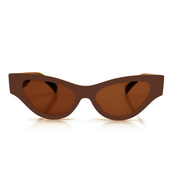 Say It With Positano Cat-Eye Sunglasses - Brown