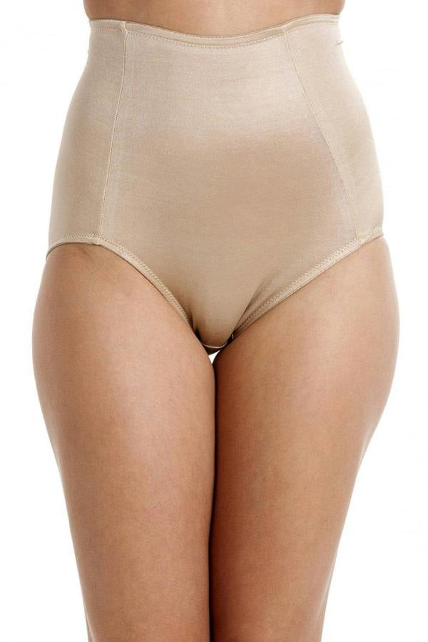 Womens Two Pack Full Support Shapewear Briefs Beige