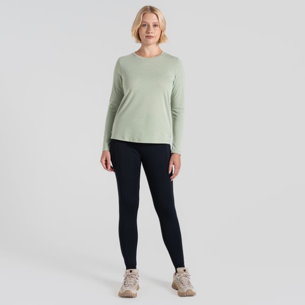 Craghoppers Women's Akona Nosilife Long-Sleeved Top - Bud Green Marl