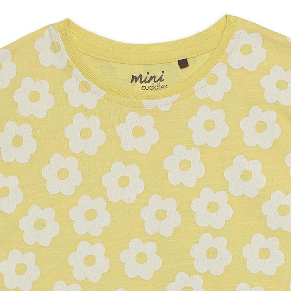 Mini Cuddles Baby Girls 3pk Floral Printed Knit Tops, Multicolour