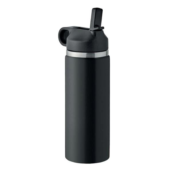 MidOcean Ivalo Double Wall 500ml Water Bottle - Black - 