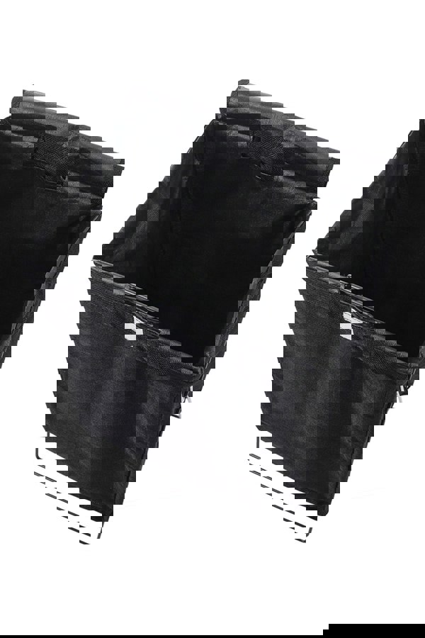 Living and Home Black Collapsible Fabric Laundry Basket Clothes Hamper With Lid And Handle