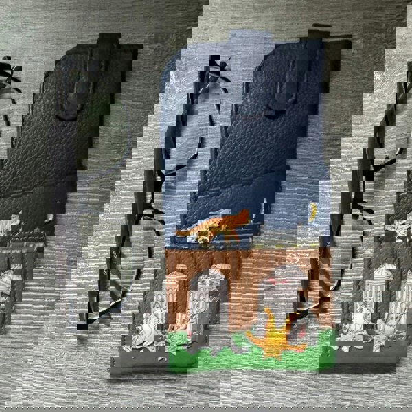 Mala Leather Alley Cats Wide Fit Leather Glasses Case