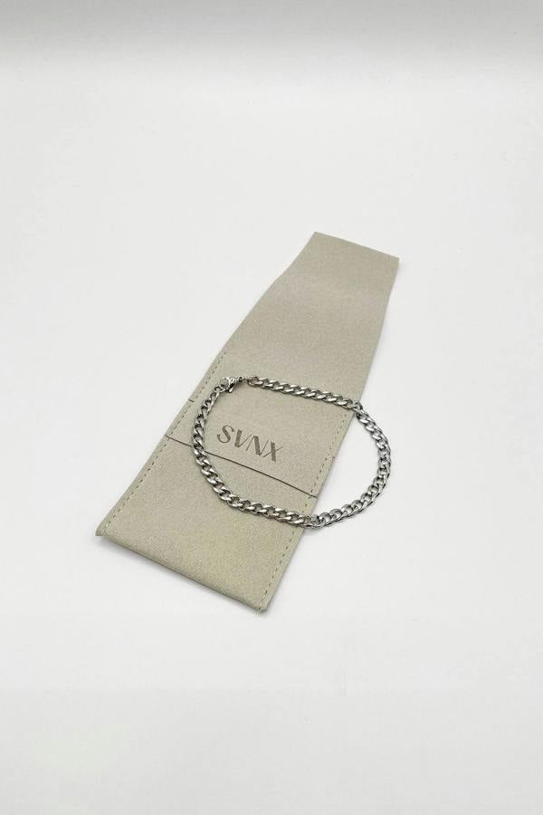 SVNX Cuban Bracelet in Silver 5mm