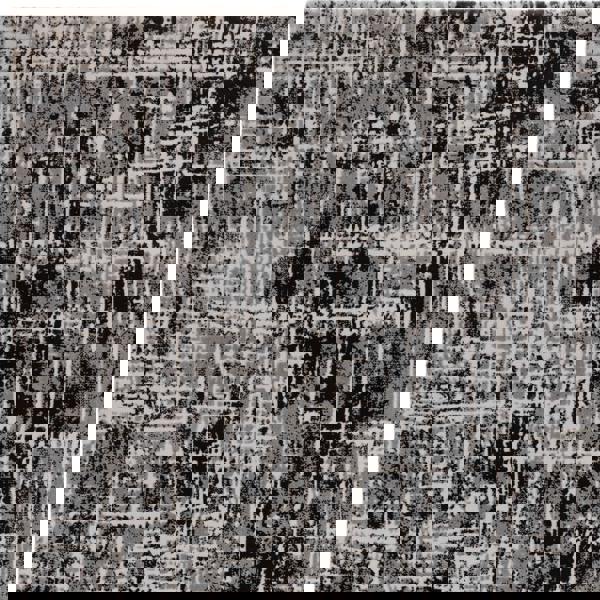 Asiatic Kuza Abstract Black Rug