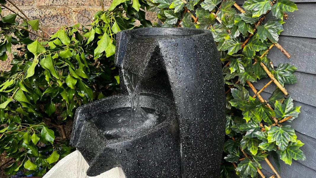 Tranquillity Water Features 3 Flowing Vases Contemporary Water Feature