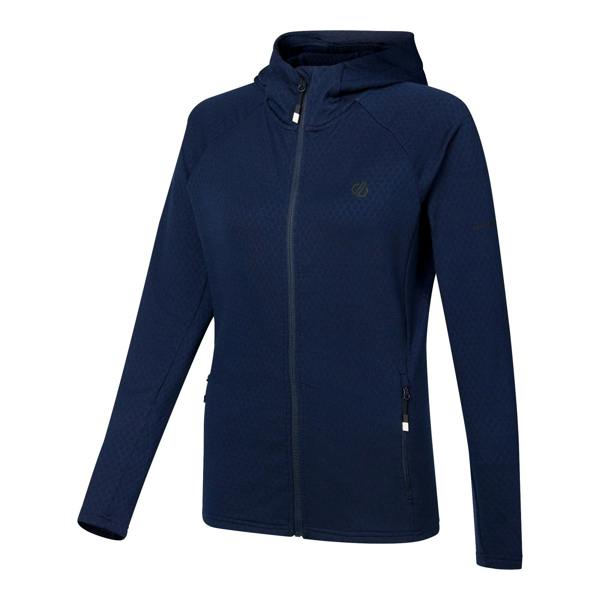Dare 2B Womens/Ladies Ventura Stretch Hooded Midlayer - Navy - 