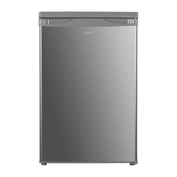 igenix Under Counter Larder Fridge, 127 Litre, Silver