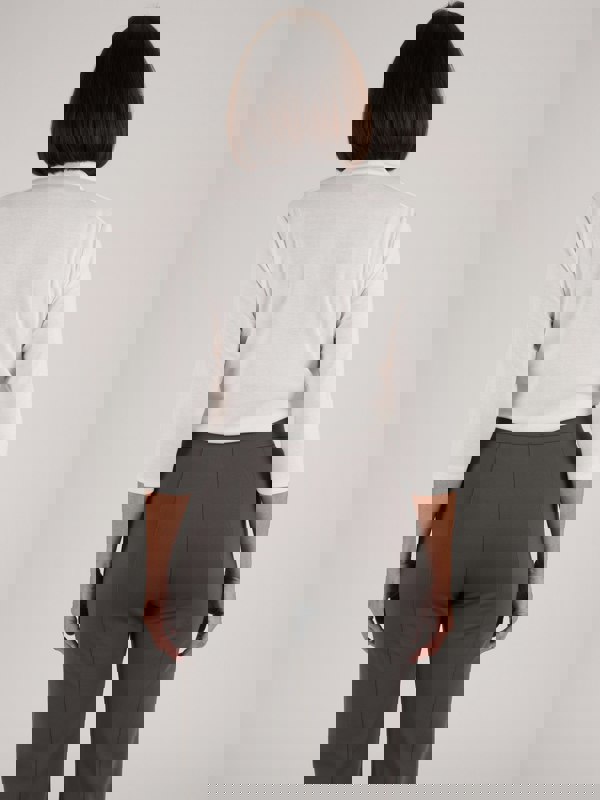 PennyPlain Wide Leg Tregging - Dark Sage