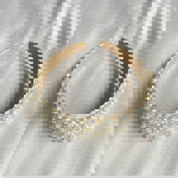pearl headband hairband
