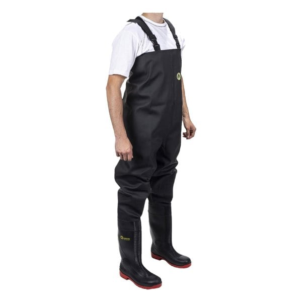 Amblers Safety Danube Unisex Chest Safety Waders in Black