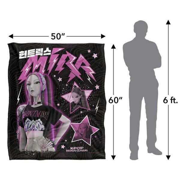 K-Pop Demon Hunters Soft Touch Mira Blanket - Multicoloured