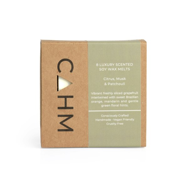 CAHM Citrus, Musk and Patchouli Wax Melt Box