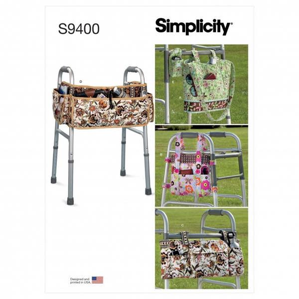 Simplicity Sewing Pattern 9400, Bags OS (One Size) - Easy