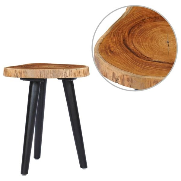 Berkfield Coffee Table 40x45 cm Solid Teak
