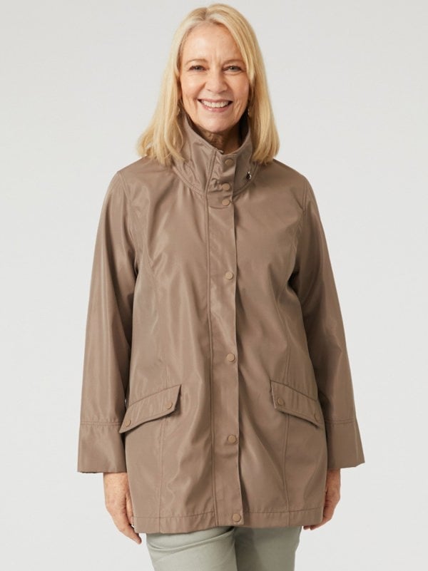 PennyPlain Raincoat - Latte