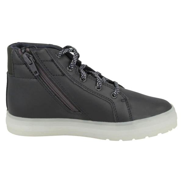Clarks Boys Clarks Lace Up Detailed Light Up Ankle Boots Flare Fox K