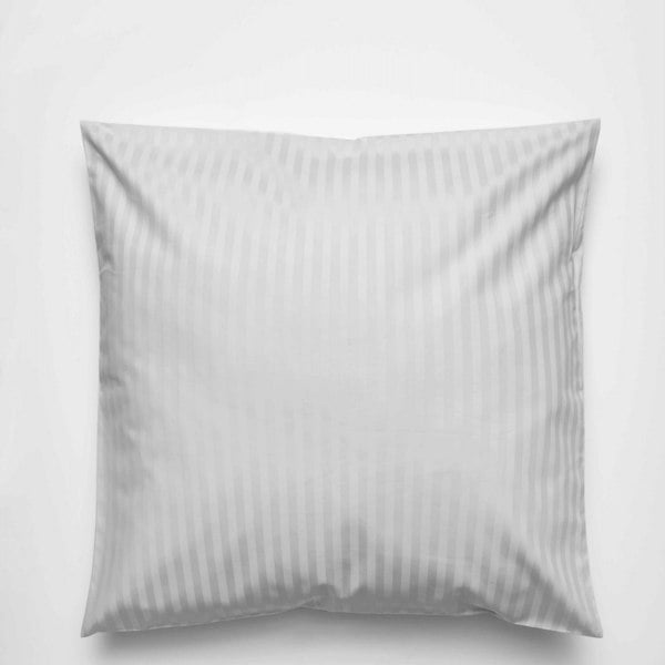 Belledorm 540 Thread Count Satin Stripe Continental Pillowcase - Platinum