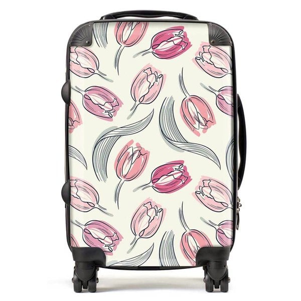 Warren Reed Tulips Suitcase