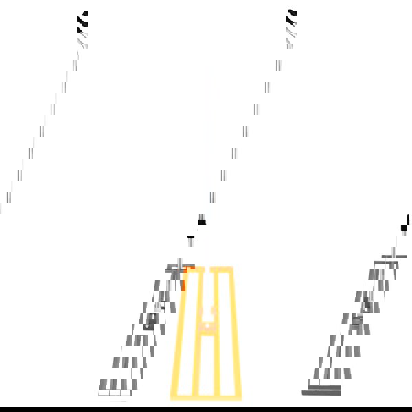 T-mech Rotary Spreader & 100cm Lawn Leveller - Orange